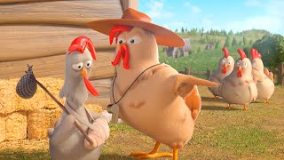 Crazy Chicken Dance 2  Funny Chicken Song  Axel F Official Video Ding Ding [upl. by Faina]