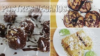 SAN VALENTÍN  3 POSTRES FÁCILES Y DELICIOSOS❤  veganos [upl. by Anialem]