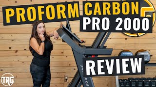 ProForm Carbon Pro 2000 Treadmill Review  A Budget Treadmill [upl. by Ahsiekyt]