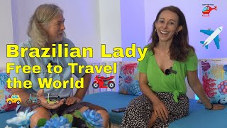 Brazilian Lady  Free to Travel the World [upl. by Iahs448]