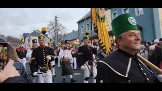 Bergparade in Seiffen  Weihnachtsmarkt 2023 [upl. by Moyna837]