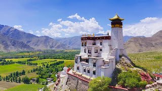 How It Looks Like of the First Palace in Tibet How about the Smallest but Holiest Lake of Tibet [upl. by Lai639]