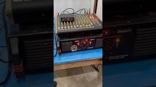 Dj amplifier setupsound testing shortsfeed shorts viralvideo [upl. by Emmett]