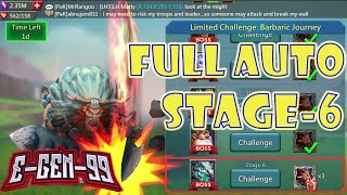 limited challenge gothrak barbarian stage 6 barbaric journey stage 6 auto [upl. by Noble]