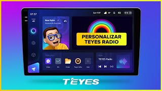 PERSONALIZAR Radio Android China  TEYES RADIO [upl. by Nosredna]