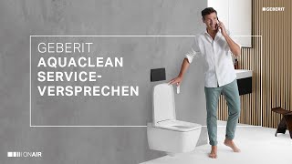 Kunden für DuschWCs begeistern – Geberit AquaClean Serviceversprechen [upl. by Trixi]