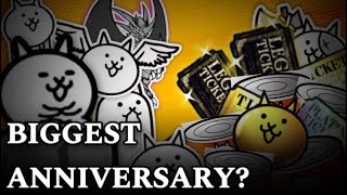 THE BEST ANNIVERSARY 10th Anniversary  The Battle Cats [upl. by Ahseiym817]