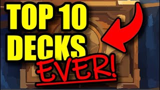 Top 10 Hearthstone decks [upl. by Winou]