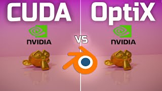 CUDA vs OptiX Blender 41  Nvidia GTX 750ti [upl. by Venice]