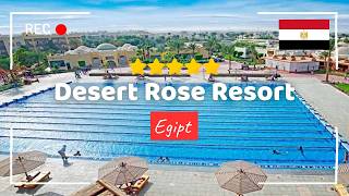 DESERT ROSE RESORT 5 HURGHAD EGIPT 🇪🇬💙 HOTEL TOUR WAKACJE W EGIPCIE OPINIE O DESERT ROSE egipt [upl. by Ecerahc167]