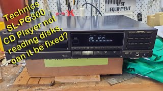 Technics SLPG300 CD Player Repair  not reading disks [upl. by Gnim110]