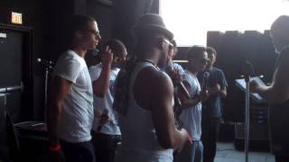 JLS Backstage  San Diegos 933 Concert [upl. by Eelram]