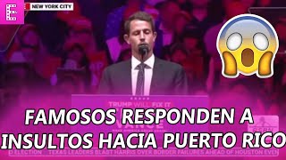 😱🔥Artistas rechazan insultos hacia los latinos durante acto de Trump [upl. by Hudis]