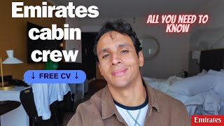 Emirates cabin crew interview 2024  FREE CV template [upl. by Dane890]