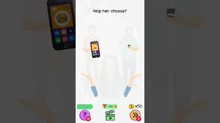 Braindom level 27 help her choose games braining gaming braindom mashaultrafunk challenge iq [upl. by Newo]