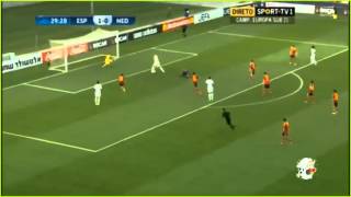 De Gea great save vs Netherlands U21 European Championship U21 12062013 [upl. by Loux989]