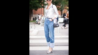 Cuffed Jeans Street Style Approved 2019 [upl. by Soisinoid]