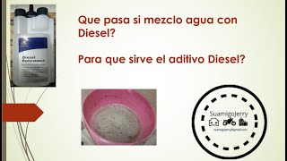 Diesel Performance – razón para usar aditivo de Diesel ¿Qué pasa cuando mezclo agua con Diesel [upl. by Dyol825]