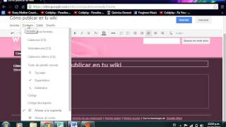 Cómo publicar en una wiki [upl. by Moe]