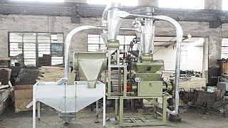 Small wheat flour milling machine 300kg  500 kg per hour [upl. by Katuscha]