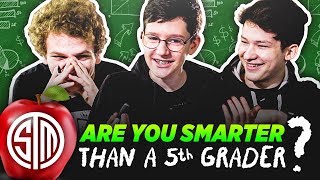 Are You Smarter than a 5th Grader CHALLENGE with TSM Fortnite East [upl. by Astrix]