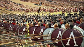 Battle for Greece  10000 Spartans VS Macedonia 10000  Historical Cinematic Battle [upl. by Ebehp]