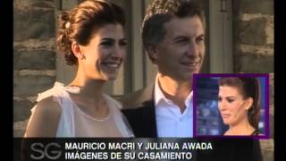 Casamiento de Mauricio Macri y Juliana Awada  Susana Gimenez [upl. by Keheley]