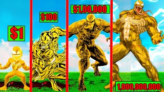 1 GOLD VENOM SUIT to 1000000000 GOLD VENOM SUIT in GTA 5 [upl. by Cherian]