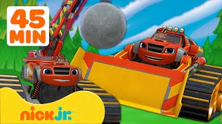 Blaze and the Monster Machines  Blazes BESTE Bau amp Abrissmomente mit AJ  45 Minuten  Nick Jr [upl. by Asilrahc]