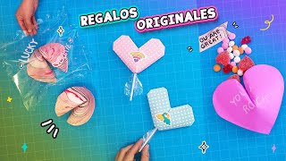 3 Ideas de REGALOS ORIGINALES para NOVIOS 🥰 FACILES DE HACER ✎ Craftingeek [upl. by Stucker622]