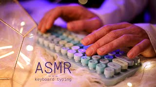 ASMR keyboard typing  Sound of Coding No Talking [upl. by Adnawot]