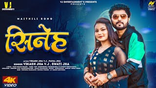 Maithili Song  सिनेह  Sineh  Vikash Jha VJ  Swati Jha  Maithili Video Song [upl. by Dlared441]