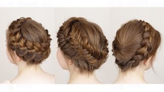 3 ways to do a Crown Braid [upl. by Ordnazil626]