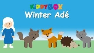 Winter adé  Kinderlieder zum Mitsingen  KIDDYBOXTV [upl. by Tenrag74]