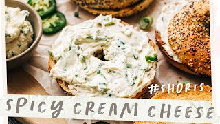 Jalapeño CREAM CHEESE Schmear Recipe for Bagels [upl. by Limemann]