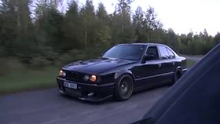 Bugatti Veyron 164 1001 HP vs BMW M5 E34 Turbo by AG Uncut 4k ONE TAKE [upl. by Gnes333]