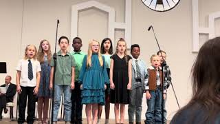 Psalm 24  Childrens Choir and Piano Duet [upl. by Jegar62]