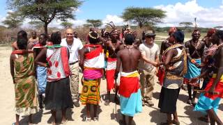 Samburu Tribe welcome dance [upl. by Aneala]