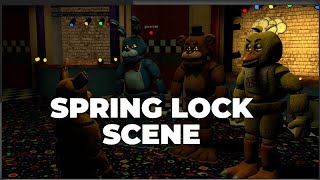 SPRINGLOCK FAILURE Scene in FNAF [upl. by Draneb280]