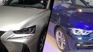 2017 Lexus IS 300h vs 2017 BMW 3 Series [upl. by Brecher]