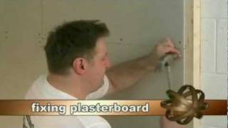 Plasterboard  how to put up plasterboard [upl. by Polak64]