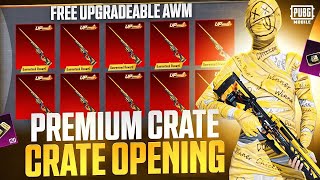 😱FREE UPGRADE AWM PREMIUM CRATE OPENING [upl. by Osbourn367]