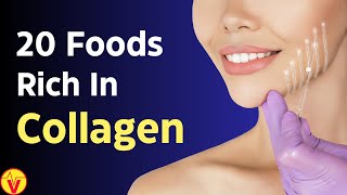 20 Foods Rich in Collagen  Age Gracefully  VisitJoy [upl. by Yenffit]