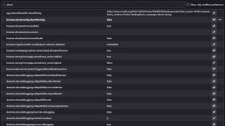 Firefox Advanced Settings [upl. by Valery592]