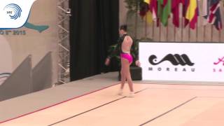 2015 Aerobic Junior European Elvas POR – Individual Women Final [upl. by Ladnek]