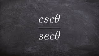 PreCalculus  Simplify expressions using fundamental identities cscθsecθ [upl. by Mccallum]