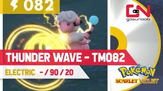 Where to Find Thunder Wave in Pokemon Scarlet and Violet  TM 082 Location [upl. by Ynobe]