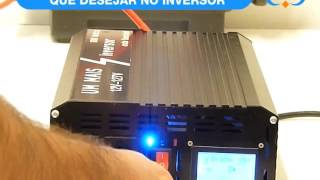 Inversor com leitor LCD  Tutorial [upl. by Hbaruas]