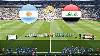 ARGENTINA vs IRAQ  PARIS OLYMPICS 2024 [upl. by Lanita]