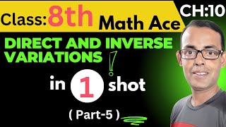 Direct and Inverse Variations Ch10🔥viral Class 8 Part5  Math Ace Prime  EconomatrixDey [upl. by Ernest116]